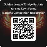 Golden League Türkiye Bachata Yarışma Kayıt Formu (Bachata Competition Registration Form) için QRCode