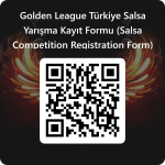 Golden League Türkiye Salsa Yarışma Kayıt Formu (Salsa Competition Registration Form) için QRCode